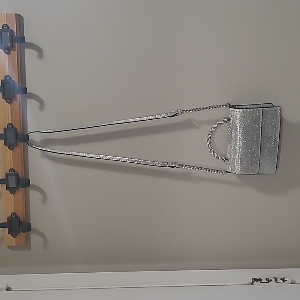 Aldo Silver Glam Shoulder Bag - Picture 2 of 5